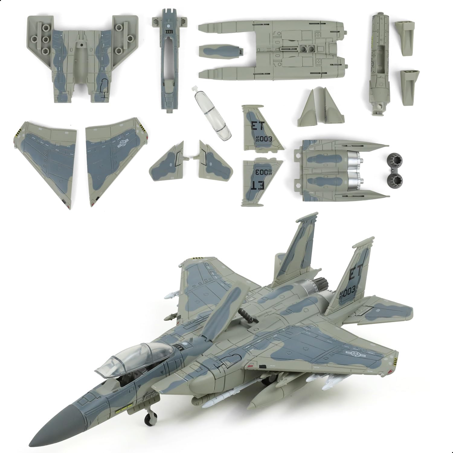 Model Airplane Plastic - طائرة مقاتلة أمريكية من طراز F-15EX