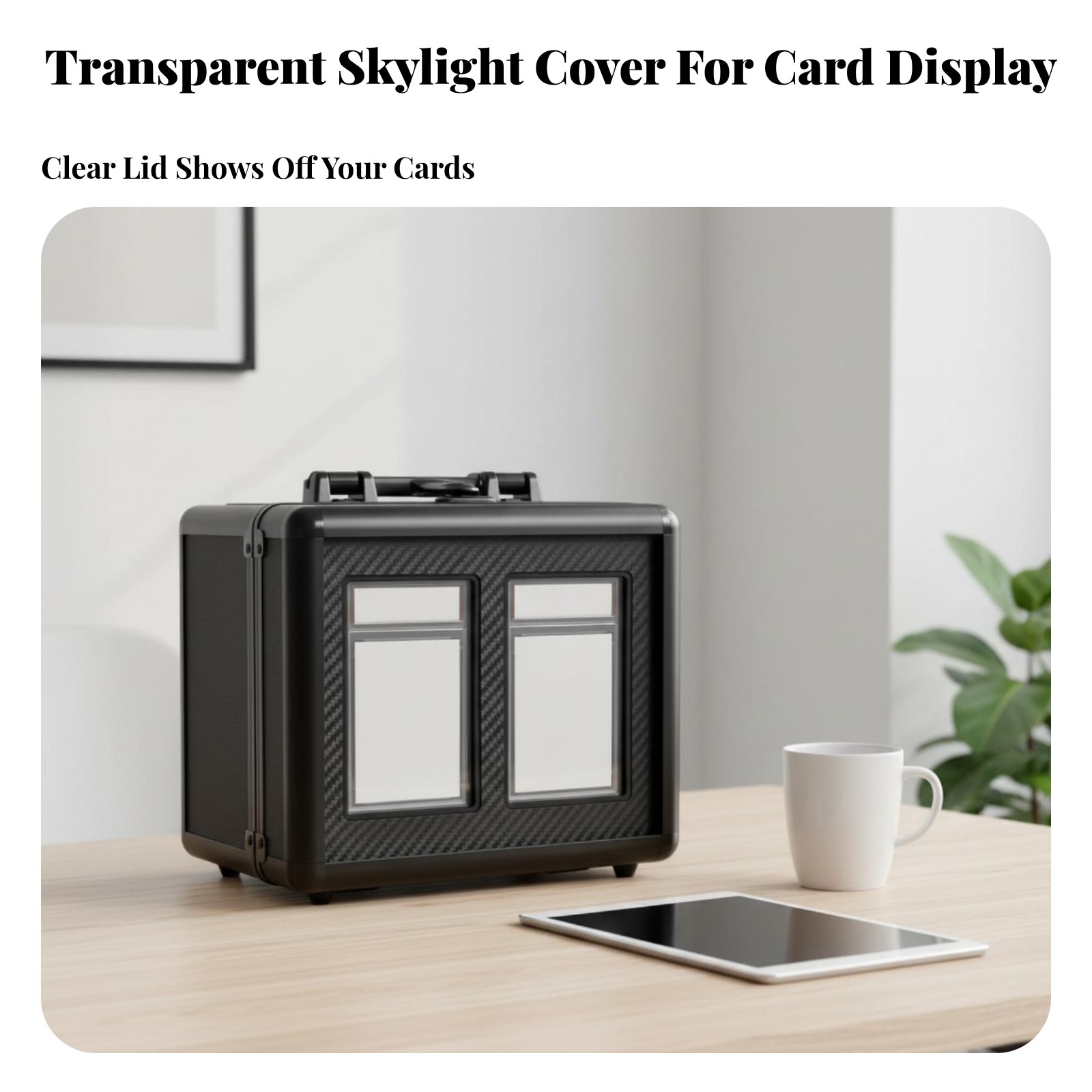 Graded Card Display - صندوق عرض بطاقات PSA محمول مع