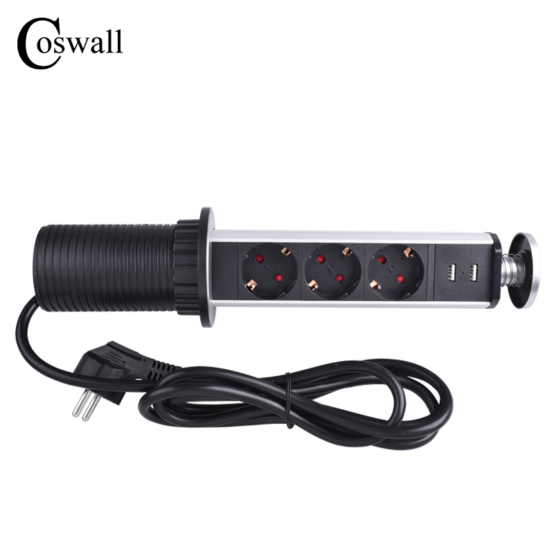 COSWALL-منفذ شحن منبثق USB ، 3 - مراجعة Pop Display Shelf وسعره