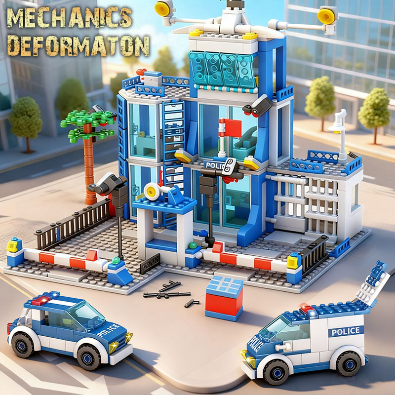 مجموعة مكعبات بناء مركز شرطة ا - مراجعة Lego Set City وسعره