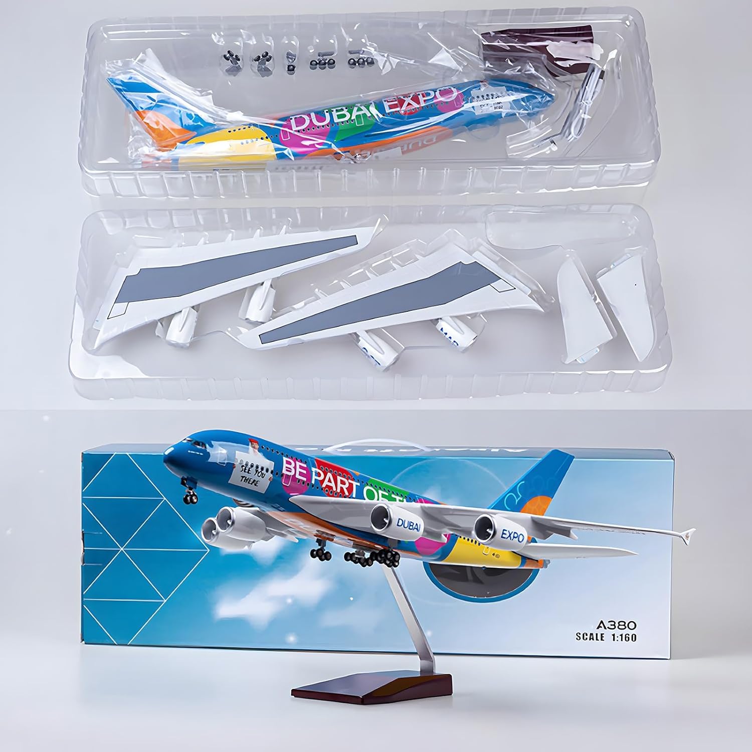 نموذج طائرة بلاستيكية مصغرة بم - مراجعة Model Airplane Plastic وسعره