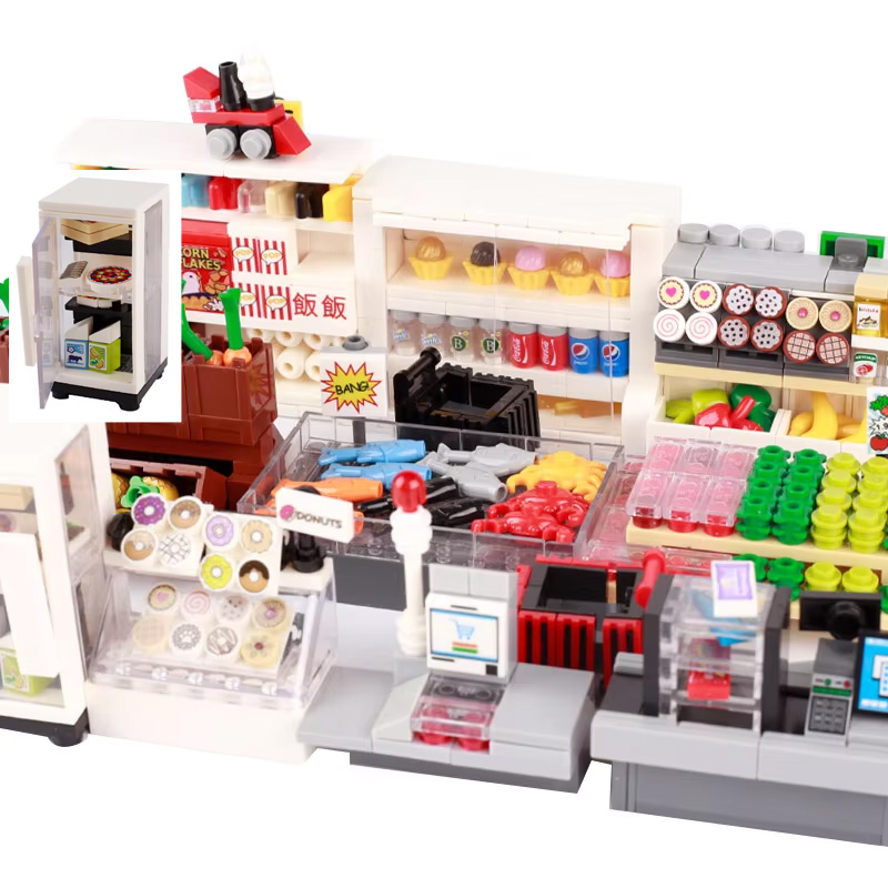 مكعبات بناء مدن الأطعمة من MOC - مراجعة Lego Set City وسعره
