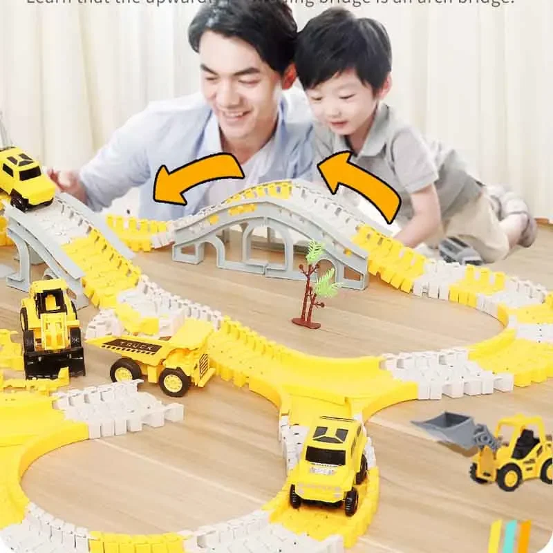 137-467 قطعة الأطفال لعبة مسار - مراجعة Hot Wheels Car Track Sets وسعره