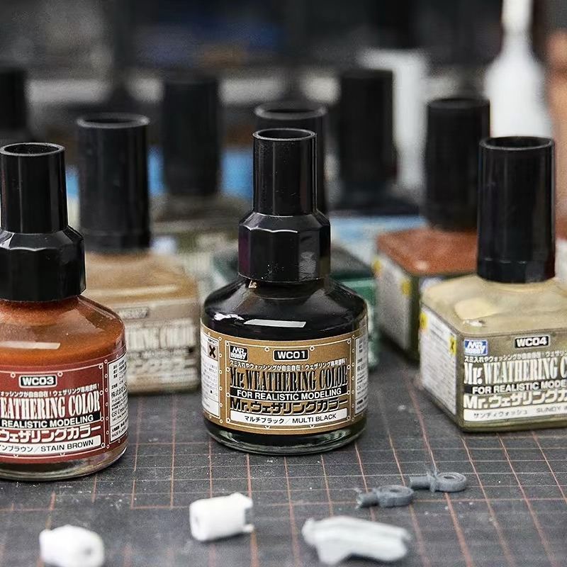 MR.HOBBY WC01-18 سائل تلوين وت - مراجعة Tamiya Model Paint Set وسعره